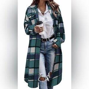 🆕Plaid Long Coat